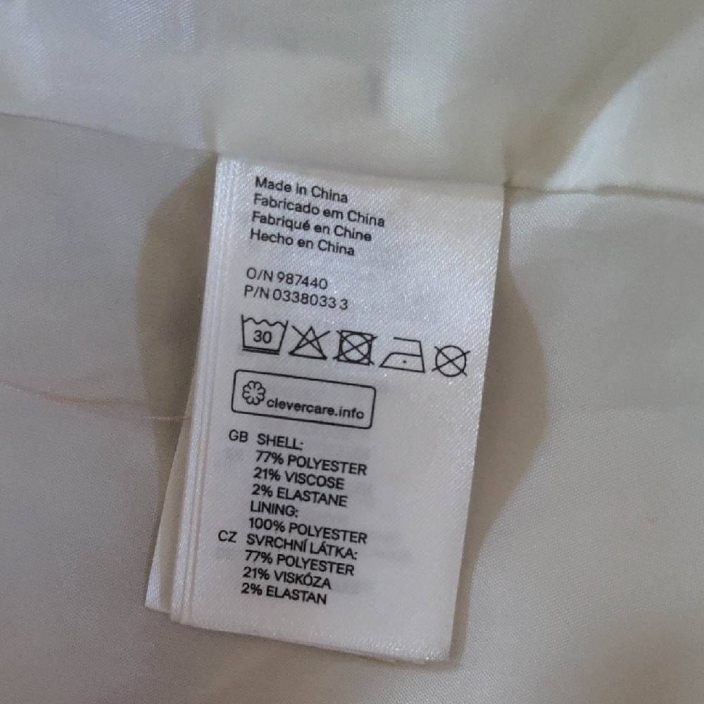 H&M Light Beige/pink Blazer Size 12 - Picture 3 of 5